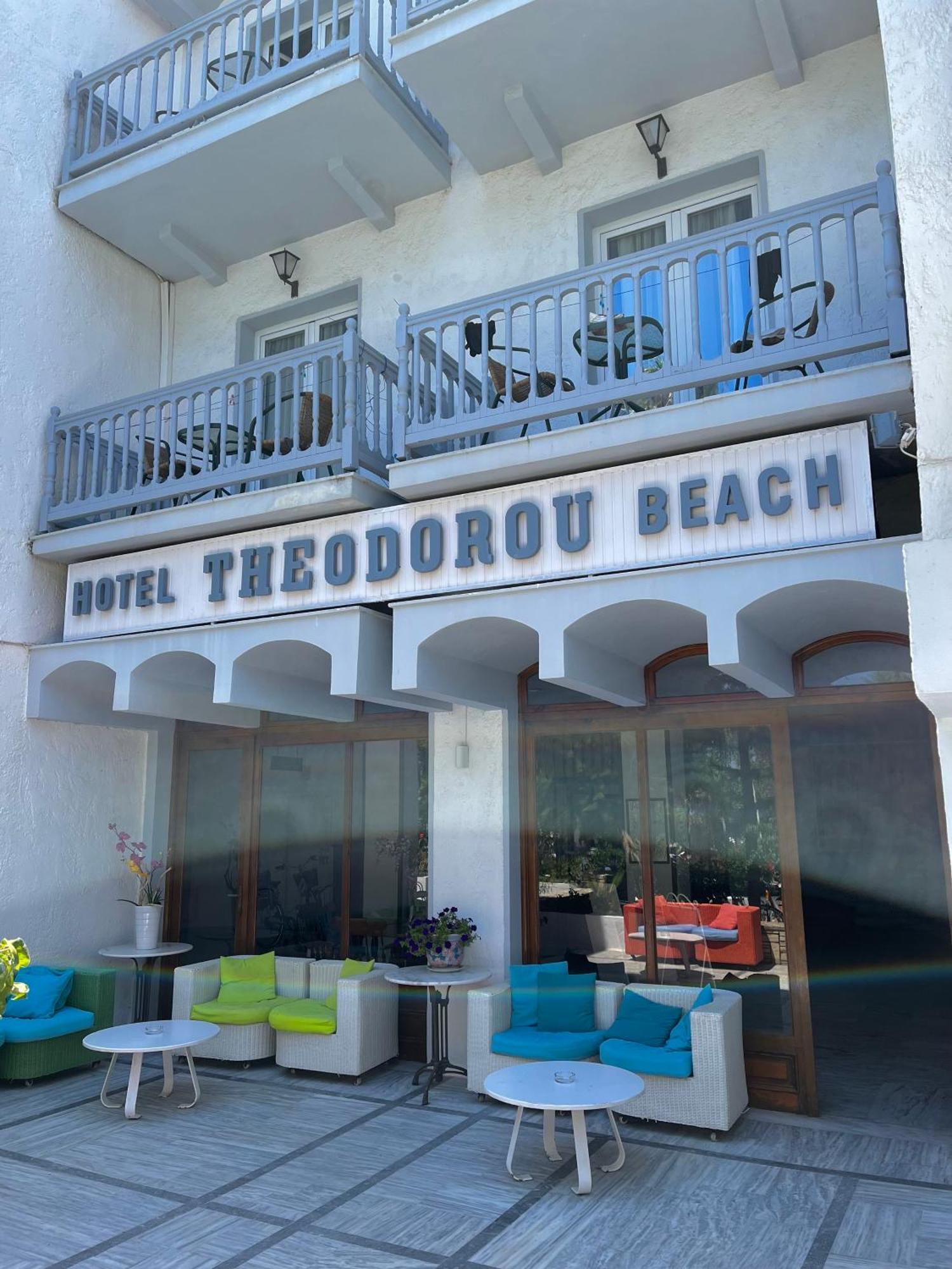 Theodorou Beach Hotel Apartments Psalidi  Eksteriør billede