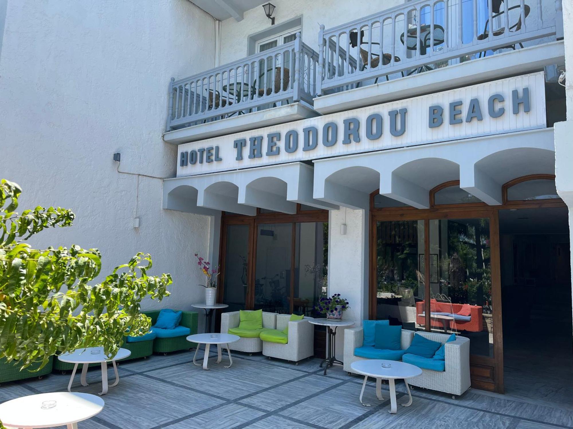 Theodorou Beach Hotel Apartments Psalidi  Eksteriør billede